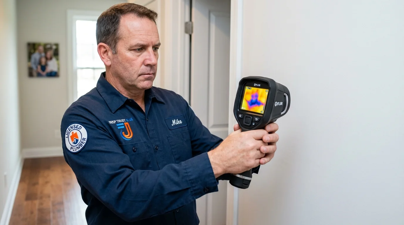 Thermal imaging leak detection by Johns Plumbing LLC in Catawissa